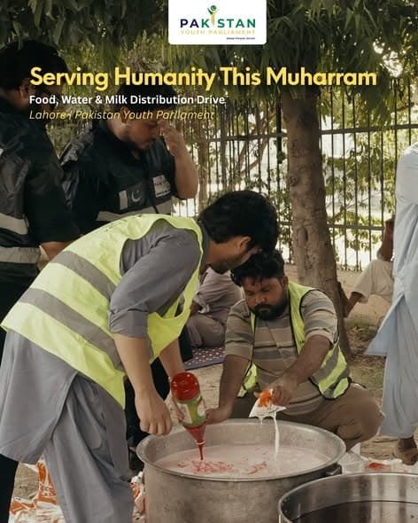 Pakistan Youth Parliament Serves Over 2,000 People During Muharram